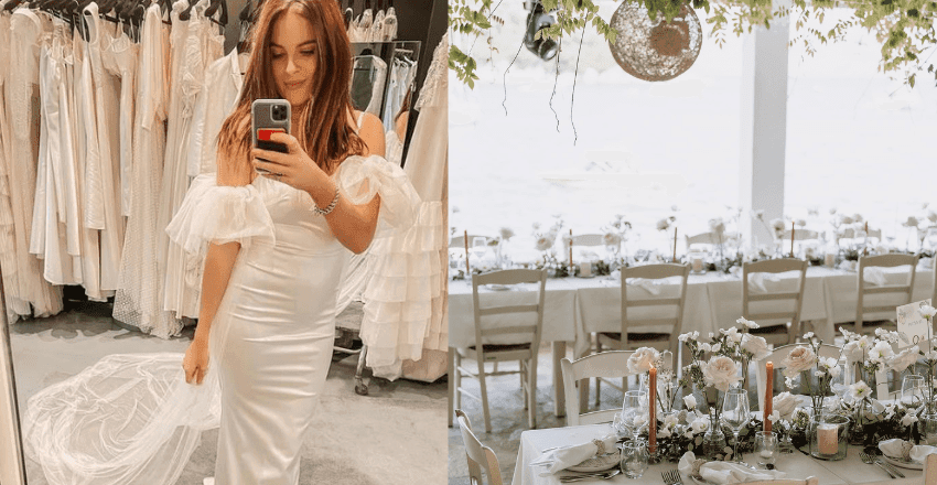 binky felstead wedding dress