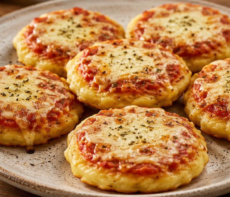 Pizzetas de Puré de Papa y Maizena