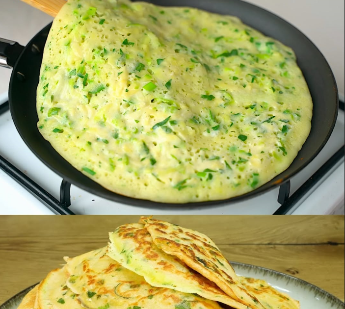 Zucchini Pancakes Blini de Calabacín