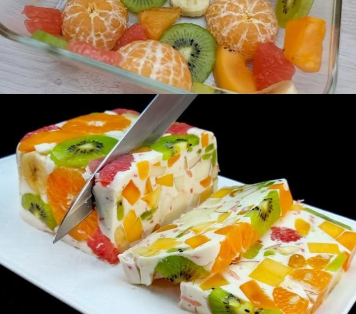 Postre Navideño de Frutas Exóticas No-Bake