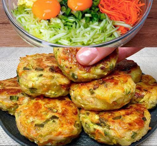 Kabaču Kotletes Tortitas de Calabacín y Queso